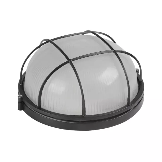 Светильник НПП1102 круг с решеткой 100Вт IP54 