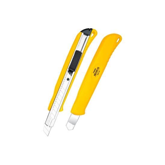 Нож сегментный (обойный) выдвижной пластиковый корпус SGSplus SGS1782  9 мм