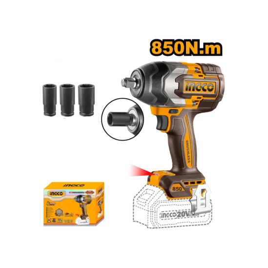 ккумуляторный ударный гайковёрт INGCO CIWLI20851