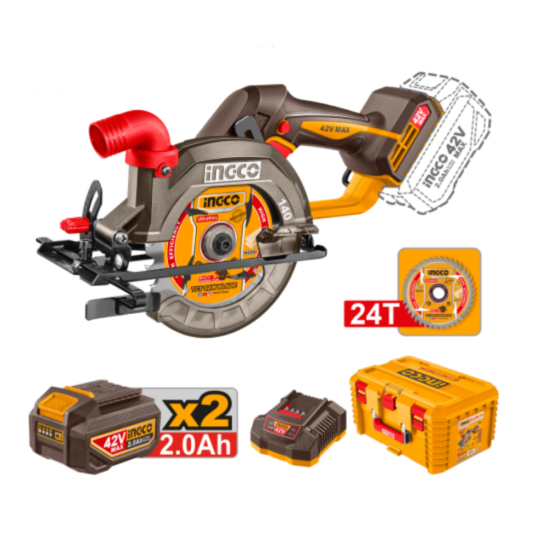 Аккумуляторная циркулярная пила INGCO CSLI4214012 0