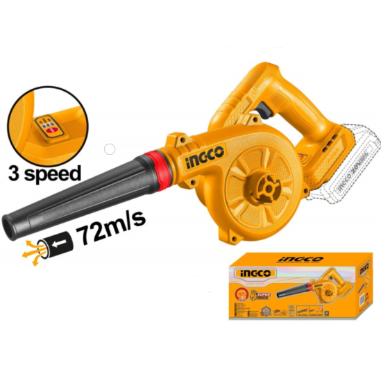 Аккумуляторная воздуходувка INGCO CABLI2068 0