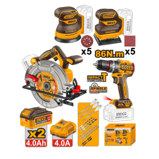 Набор аккумуляторных инструментов INGCO COSLI251083 0