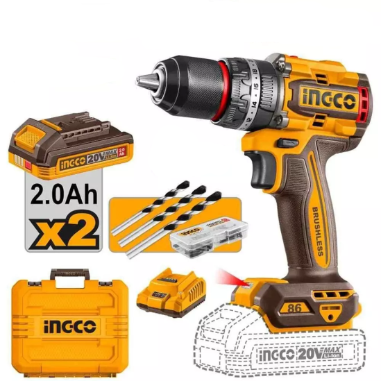 Аккумуляторный шуруповерт INGCO CIDLI208687 0