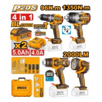 Набор аккумуляторных инструментов INGCO COSLI250608