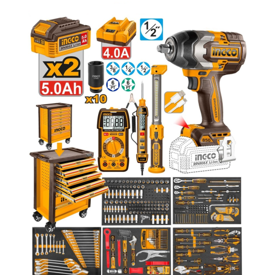 Набор аккумуляторных инструментов INGCO HTCS283692 0