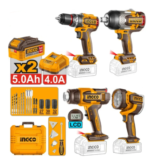 Набор аккумуляторных инструментов INGCO COSLI250608 0