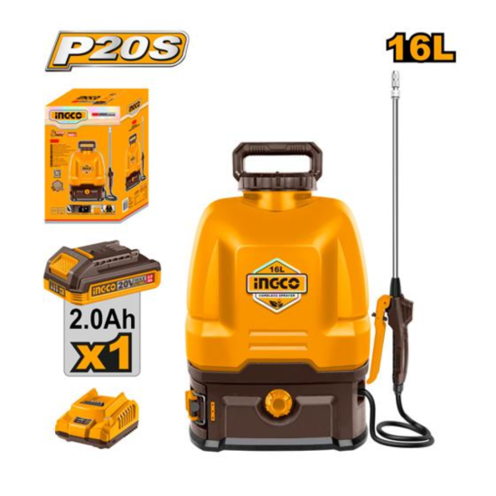Аккумуляторный опрыскиватель INGCO CSPLI20162