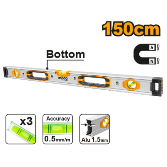 Уровень INGCO HSL38150M 150см