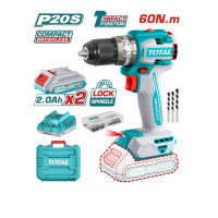 Аккумуляторный шуруповерт TOTAL TIDLI20602