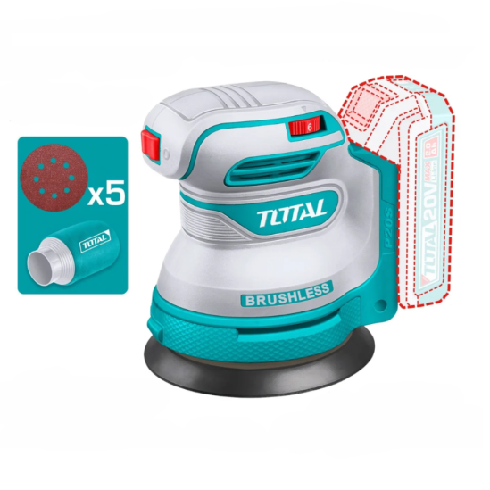 Эксцентриковая шлифмашина TOTAL TROSLI20021 0