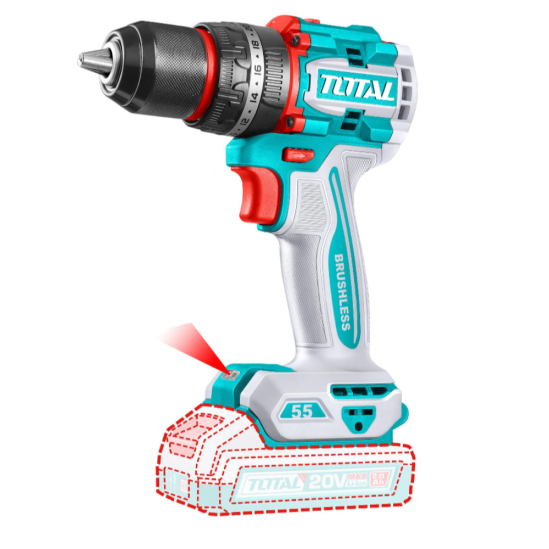 Аккумуляторный шуруповерт TOTAL TIDLI20558 0
