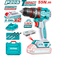 Аккумуляторный шуруповерт TOTAL TIDLI20558