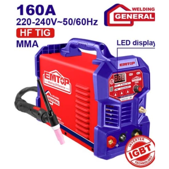 Сварочный аппарат EMTOP ETIG1652 TIG/MMA