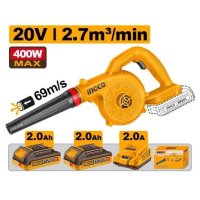 Аккумуляторная воздуходувка INGCO CABLI20782