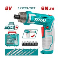 Компактная аккумуляторная отвёртка TOTAL TSDLI08025 (8В)