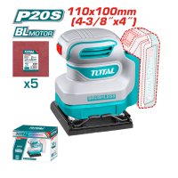 Аккумуляторная листовая шлифмашина TOTAL TSHSLI2024