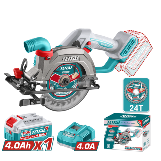 Аккумуляторная циркулярная пила TOTAL TSLI14023 (140мм) 0