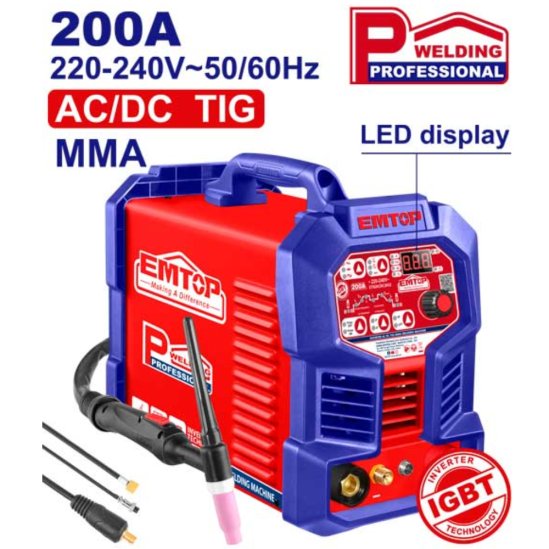 Сварочный аппарат EMTOP ETIGACDC2052 TIG AC/DC