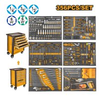 Набор инструментов в тележке INGCO HTCS273561 (356 предметов)