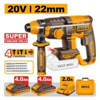 Аккумуляторный перфоратор INGCO CRHLI222085