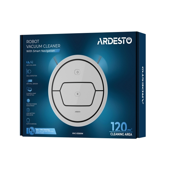 Робот-пылесос Ardesto RVC-S1300W 3