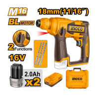 Аккумуляторный перфоратор INGCO CRHLI16168