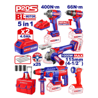 Набор аккумуляторных инструментов EMTOP ECKL2059