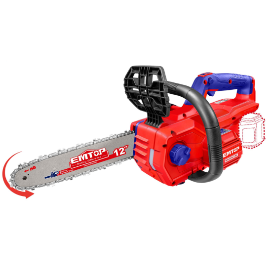 Аккумуляторная цепная пила EMTOP ELGA20128 0