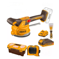 Аккумуляторная виброприсоска для плитки INGCO 
