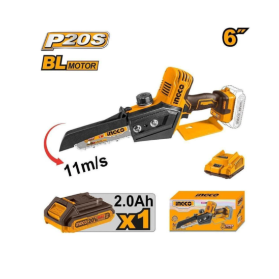 Аккумуляторная пила цепная INGCO CGSLI20662