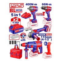 Набор аккумуляторных инструментов EMTOP ECKL2059