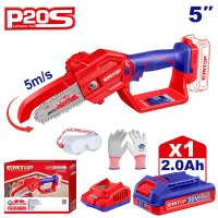 Аккумуляторная садовая пила EMTOP ELGA20581