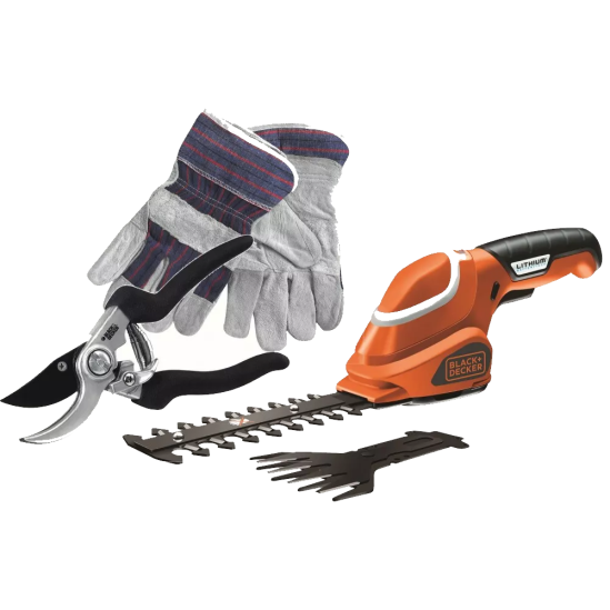 Аккумуляторный кусторез Black & Decker GSL700KIT-QW