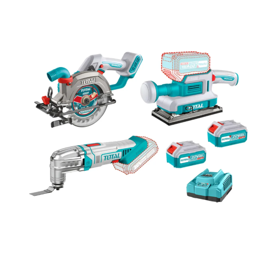 Набор аккумуляторных инструментов TOTAL TOSLI250781