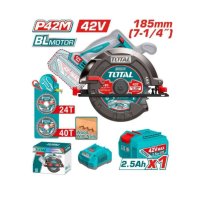 Циркулярная пила аккумуляторный TOTAL TSLI4218511