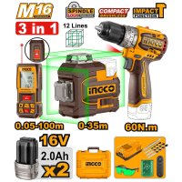 Набор аккумуляторных инструментов INGCO COSLI251001