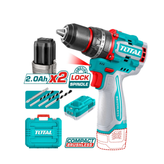 Аккумуляторный шуруповерт TOTAL TIDLI166062 0