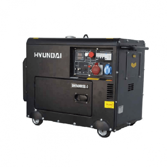 Дизельный генератор Hyundai DHY8500SE-T 1-3ph