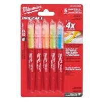 Набор цветных маркеров MILWAUKEE INKZALL 5шт