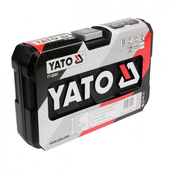 Набор головок YATO YT-38561 6-22 мм 22 предмета 3/8" 1