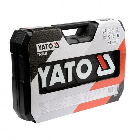 Набор головок с ключами и битами YATO YT-38841 215 предметов 0