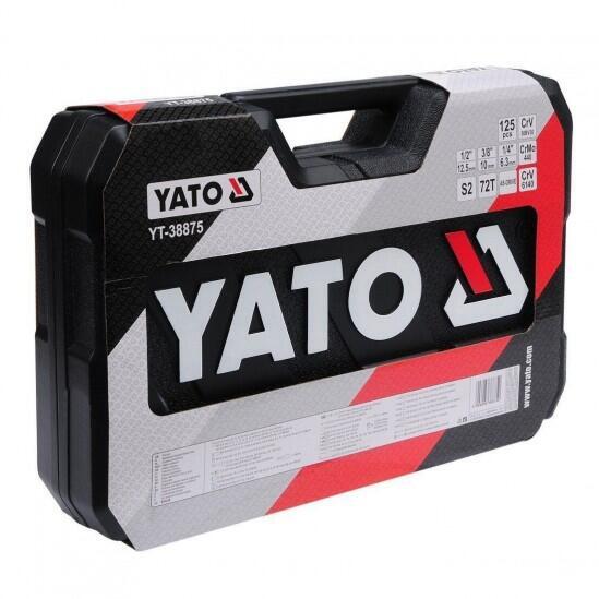 Набор головок с инструментом и ключами YATO YT-38875 125 предметов 0