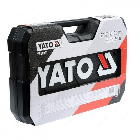 Набор головок инструментом ключами и битами YATO YT-38901 122 предмета 0