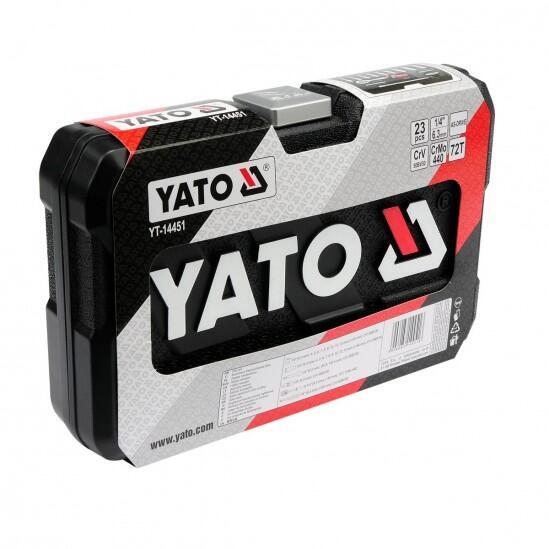 Набор торцевых головок YATO YT-14451 23 предмета 0