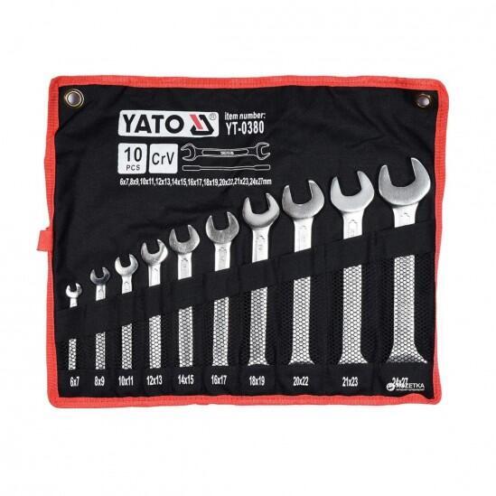 Наборы рожковых ключей YATO YT-0380