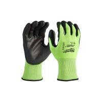 Перчатки сигнальные Milwaukee Hi-Vis Cut Level 3 Gloves 9/L