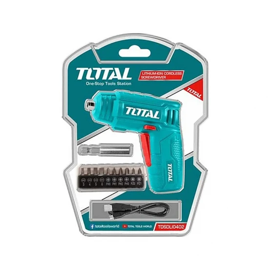 Отвертка аккумуляторная TOTAL TSDLI0402 0