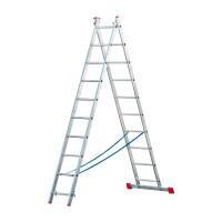 Двухсекционная алюминиевая лестница Sarayli 2x10