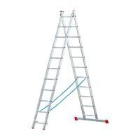 Двухсекционная алюминиевая лестница Sarayli 2x11