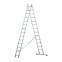 Двухсекционная алюминиевая лестница Sarayli 2x17